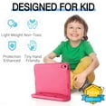 thumbnail image 5 of iPad 10th Generation Kids Case 2022, New iPad 10.9 inch 2022 case, Shockproof, Silicone Rubber EVA Portable Handle Stand Protective Kids Cover Case for iPad 10th Generation 2022 10.9 Inch, Rose, 5 of 5