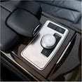 thumbnail image 5 of jfqm Console ES Switch Button Panel Trim Left Hand Drive Fit for Mercedes Benz E Class W212 2009 2010 2011 Silver Stainless Steel, 5 of 5
