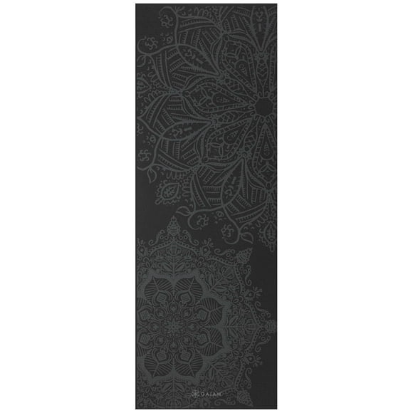 Gaiam 6mm Premium Printed Yoga Mat - Midnight Mandala
