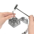 thumbnail image 5 of Uxcell Watch Band Link Pin Removal Tools Set with Hammer Punch Pins 0.7/0.8/0.9mm Gray Strap Holder for Watch Repair, 5 of 5