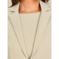 thumbnail image 5 of DARING DIVA Women's 2 Pieces Sleeveless Dress and Notched Lapel Blazer M Khaki, 5 of 6