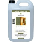 Sauna Shield Sauna Wood Oil (1.32 Gallons) - Protects & Nourishes Sauna Wood