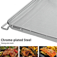 thumbnail image 2 of Air Fryer Basket Replacement for Smart Oven Air Fryer Pro, 16.5x11Inch Air Fryer Basket, 2 of 6