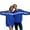 Dark Blue, variant on Funny Valentines Day Shirt for Couples, I Love You This Much Matching Sweatshirts Oversized Long Sleeve Pullover Cute Valentine's Day Outfits