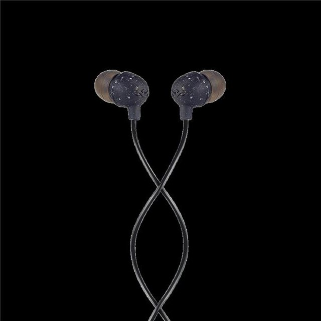 House of Marley EM-JE061-BK Little Bird In-Ear Earbuds with In-Line Microphone - Signature Black