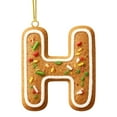 thumbnail image 1 of Adorno Navideño con 26 Letras, Colgante para Árbol de Navidad, Adornos Personalizados, Decoración Navideña, Decoración Colgante para Árbol de Navidad., 1 of 1