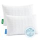 thumbnail image 1 of Meoflaw Almohadas Refrescantes Para Dormir Tamaño King, Juego De 2 Almohadas De Cama De Espuma Viscoelástica Triturada Con Funda De Almohada, Material De Doble Cara, Almohada Ajustable Loft King Para, 1 of 5