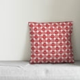 thumbnail image 2 of Creative Products Circles in Red 16x16 Spun Poly Pillow, 2 of 2