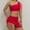 B_ Red, variant on UTSJKR Womens Swimsuits Two Piece Sport Bathing Suit Side Tie Boyshorts Sets Beach Holiday Swimsuit Casual Summer Swimwear Army Green S