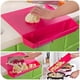 thumbnail image 3 of Tabla de cortar acrílica plegable 2 en 1 con cesta de almacenamiento | Tapete de cocina flexible y antideslizante con ranuras para verduras | Diseño desmontable para preparar y limpiar alimentos |, 3 of 4
