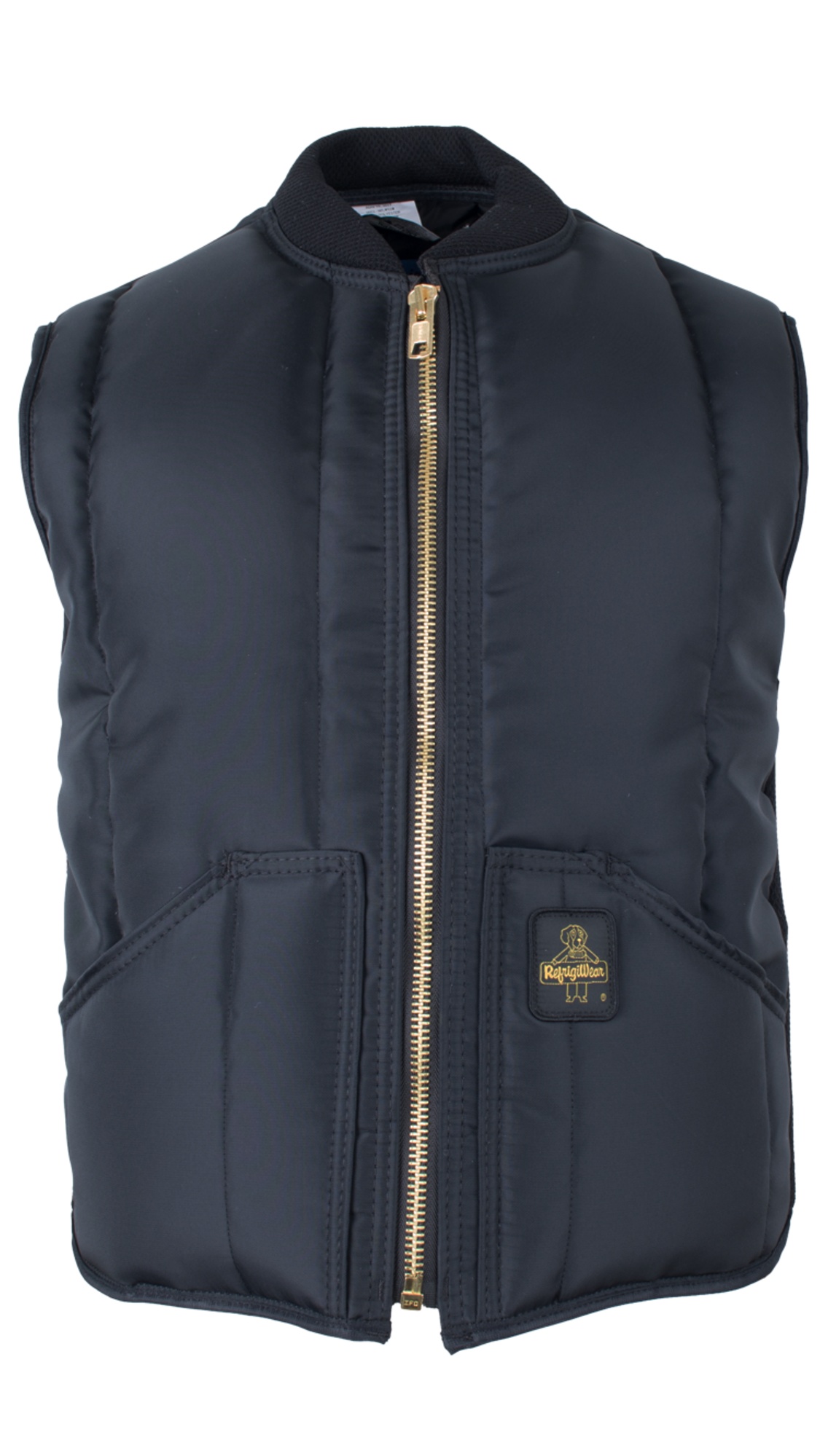 RefrigiWear Men's IronTuff WaterResistant Insulated Vest 50F Cold