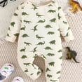 thumbnail image 5 of LAPAKIDS Baby Boy Girls Romper Clothes 3-6 Months Onesie Bodysuit Jumpsuits 2Pcs Infant Boy Casual Outfits, 5 of 7