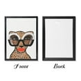 thumbnail image 3 of WFSposter Kate and Laurel Sylvie Cheetah Canvas Wall Art,Kendra Dandy of Bouffants and Broken Hearts, 18x24 Black, Modern Animal Art Decor for Wall, 3 of 7