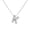 K, variant on Alphabet Initial Pendant Necklace in Silver, 3D Letter Design, Personalized Jewelry for Women, Great for Name Initials and Gifting