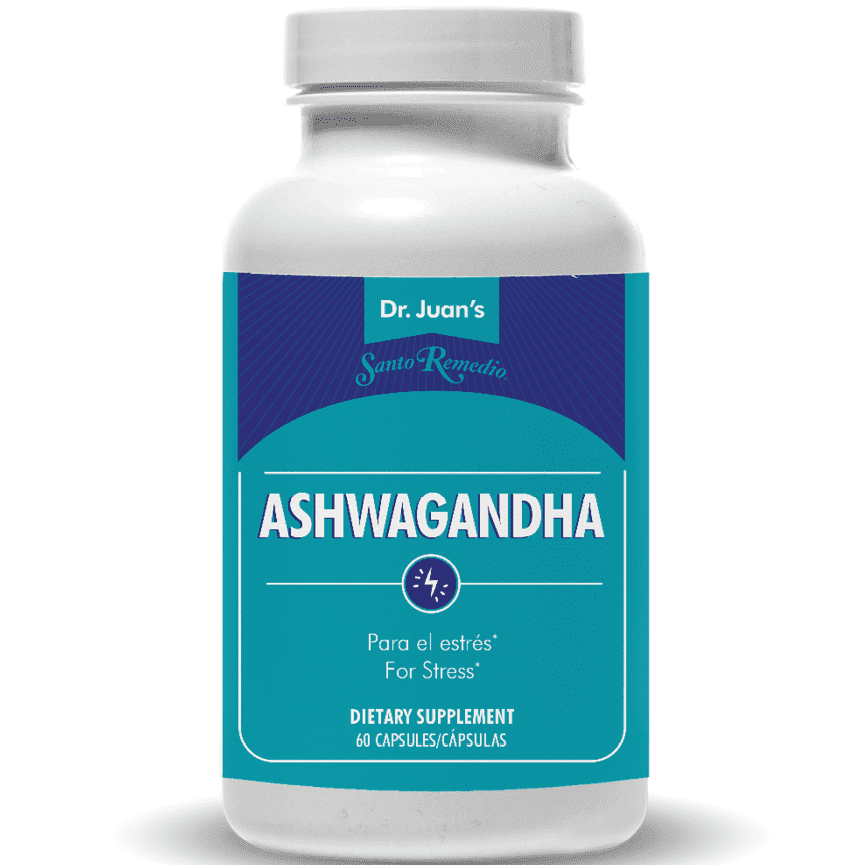 Santo Remedio, Ashwagandha Dietary Supplement for Stress,1000 mg, 60 Count, Mood Support