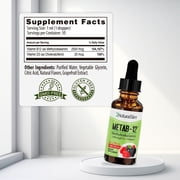 NaturalSlim Liquid B12 Vitamins with Vitamin D - Metab-12 Methylcobalamin 2500 mcg B12 Sublingual Drops for Metabolism, Energy, Immune Support - Berry Flavor 1 fl oz