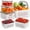 5P white, variant on 5-Pack Fruit Storage Containers for Fridge with Removable Colanders, 4 in 1 Produce Storage Containers with Lids, Leakproof Fridge Organizer Bins for Salad Berry Lettuce Vegetables Meat Keeper Fresh