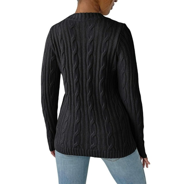 TINZ Sweater Dress Long Sleeve Oversized Tunic With Exquisite Embroidery And Panel Design Warm Winter Knit Vest Dress Long Pullover Sweater Belted Long Dress