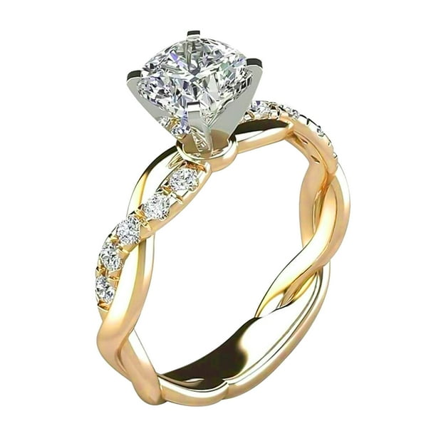 Hermoso Anillo Moderno De Compromiso ~ Anillos De Compromiso