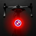 thumbnail image 3 of Luz trasera multifunción para bicicleta, luces traseras LED recargables, accesorios inalámbricos para luz trasera de bicicleta, 3 of 5