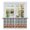 Black Orange, variant on Beige Gray Tier Curtains, Abstract Grunge Mottled Neutral Texture Light Filtering Kitchen Curtains, 2Pcs Rod Pocket Half Window Treatments Panels for Sink Cafe Cabinet Camper 27.5x24 Inches