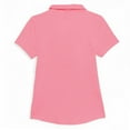 thumbnail image 2 of PUMA GOLF Big Girls Cloudspun Coast Moisture Wicking UPF 40 Short Sleeve Polo Shirt (Pink, L), 2 of 3