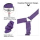 thumbnail image 2 of Cinturón de seguridad para perros dobles Unique Bargains de nylon, restricción de reposacabezas para mascotas en el automóvil, color púrpura, 2 of 6
