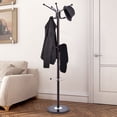 thumbnail image 1 of Costway 67" Metal Coat Hat Jacket Stand Tree Umbrella Holder Hanger Rack W/ Marble Base, 1 of 10