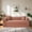 Pink, variant on 3 in 1 Convertible Sofa Bed, 80" Corduroy Folding Pull Out Couch with 2 Pillows, Floor Sofa with Side Storage for Living Room, No Assembly Modern Boneless Couch Compression Sofa, 30"W
