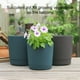 thumbnail image 4 of Bewildely Crecimiento de plantas con 3 uds. Macetas de flores elegantes y duraderas Jardines Belleza Resina Plantas Macetas Macetas Jardín y Patio Marrón rojizo, 4 of 6