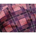 thumbnail image 4 of oneOone Silk Tabby Fabric Tartan Check Decor Fabric Printed BTY 42 Inch Wide, 4 of 4