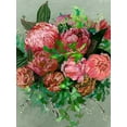 thumbnail image 2 of Wang, Melissa 15x18 White Modern Wood Framed Museum Art Print Titled - Vintage Bouquet II, 2 of 4