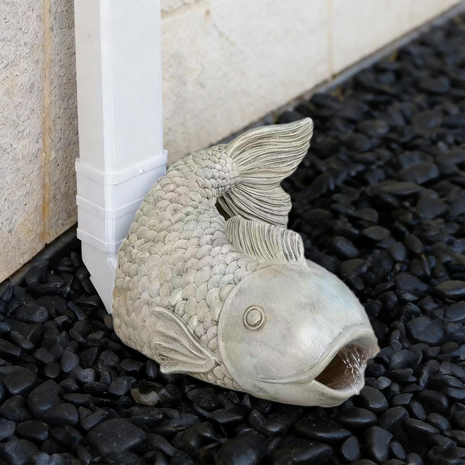 QSTDGVPW Rainwater Diverter Animal Decorative Extension Outdoor Yard Easy to Install Rain