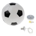 thumbnail image 2 of Glass Soccer Shaped Hardback Mount Ceiling Lamp Shade, for Bulbs, 110, 2 of 8