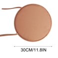 thumbnail image 4 of Tuvgenk Pressure Relief Seat Cushion Office Brown Seat Cushion Pillow with Ties Breathable Round Thick Polyester Chair Pad for Home, 4 of 5