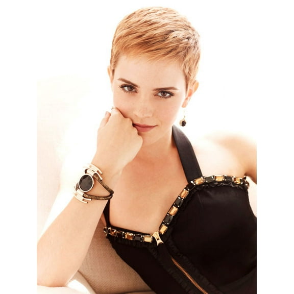 Emma Watson Poster Giclee Print Cropped Hair 27Inx40In for any room 27x40 Square Adults Best Posters