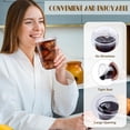 thumbnail image 4 of missunny-50 Pack 16oz Clear Plastic Cups with Sip Lids, Disposable Iced Coffee Cup with Strawless Lid for Party Wedding Catering Events, to Go Cups for Cold Drinks Smoothie Milkshake Lemonade Bubble, 4 of 5