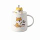 thumbnail image 1 of Dog mug with lid Dog Mug 400ml Funny coffee mug dog gift, 1 of 5