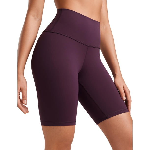 Shorts CRZ YOGA Butterluxe Cintura Alta 20 cm Morado M