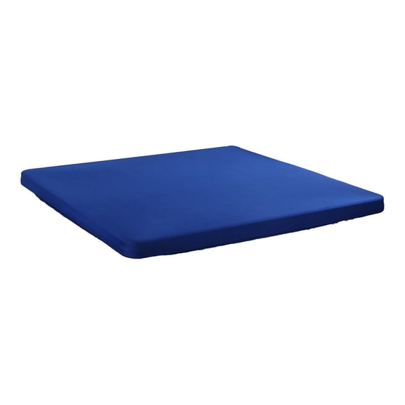 kowaku Square Table Cover Stretchable Elastic Tablecloth for Dinner Party End Table Blue