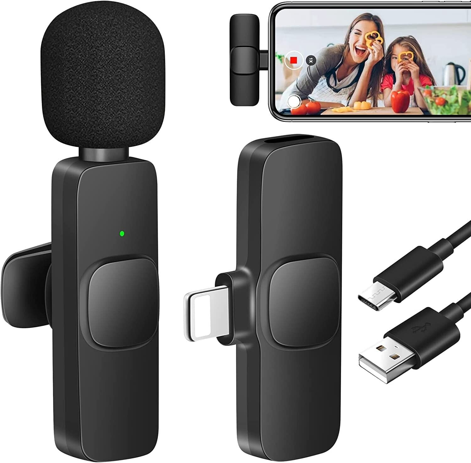Wireless Lavalier Microphone for iPhoneiPad, Jamaica Ubuy