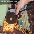 thumbnail image 6 of AQRS Angle Grinder Tool, Mini Angle Grinder Cordless with 2PCS Battery, Angle Grinder/ Angle Grinding Discs/Charger, 6 of 8