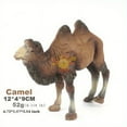 thumbnail image 4 of PEACNNG Mini Size Lifelike Wild Animal Toy Plastic Desert Camel Action Figure Hollow Model Gift, 4 of 5