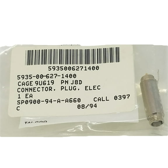 J8D Trompeter 5935-00-627-1400 RF Connectors / Coaxial Connectors PATCH JACK MINIATURE