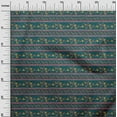 thumbnail image 2 of oneOone Coton Bio Voile Rayurefeuilles & Motif Floral Imprimé BTY 42 Pouces de Large, 2 of 4