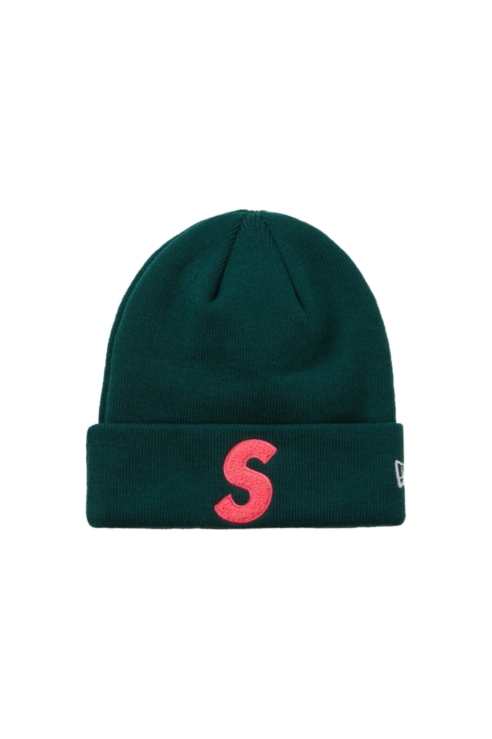 Supreme New Era S Logo Beanie (FW 19) Green