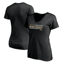 Women's Black Vegas Golden Knights Mascot In Bounds V-Neck T-Shirt