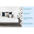 thumbnail image 2 of SK LINEN Olympic King Size Zipper Fitted Sheet - Soft Fitted Sheet 12 inch Pocket with Durable Zipper - 100% Breathable Microfiber 400 Thread Count | White Zippered Fitted Sheets Sized 72" X 84", 2 of 6