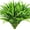 green, variant on Scidweet Artificial Fall Plants Outdoor, 16 Bundles Fake Grass Autumn Faux Plastic Plants Fall Decorations for Home Garden Porch, Patio, Yard Decor, Orange