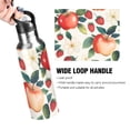 thumbnail image 4 of Yayeee 33oz Double Wall Stainless Steel Water Bottle with Flip Straw, Strawberry Pattern, 4 of 7